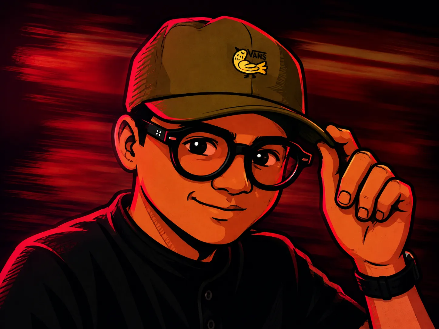 Caricatura de Eliezer Rojas